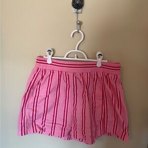 Pink Striped Shorts